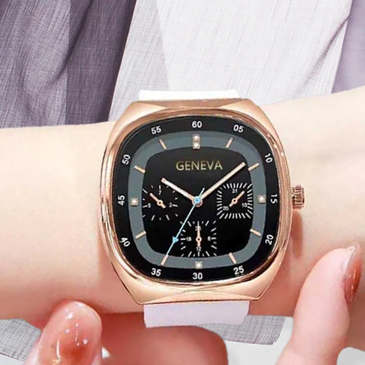 Fashion Women Watches Luxury Brand Woman Casual Quartz Wrist Watches Ladies Classic Sports Silicone Strap Relogio Feminino