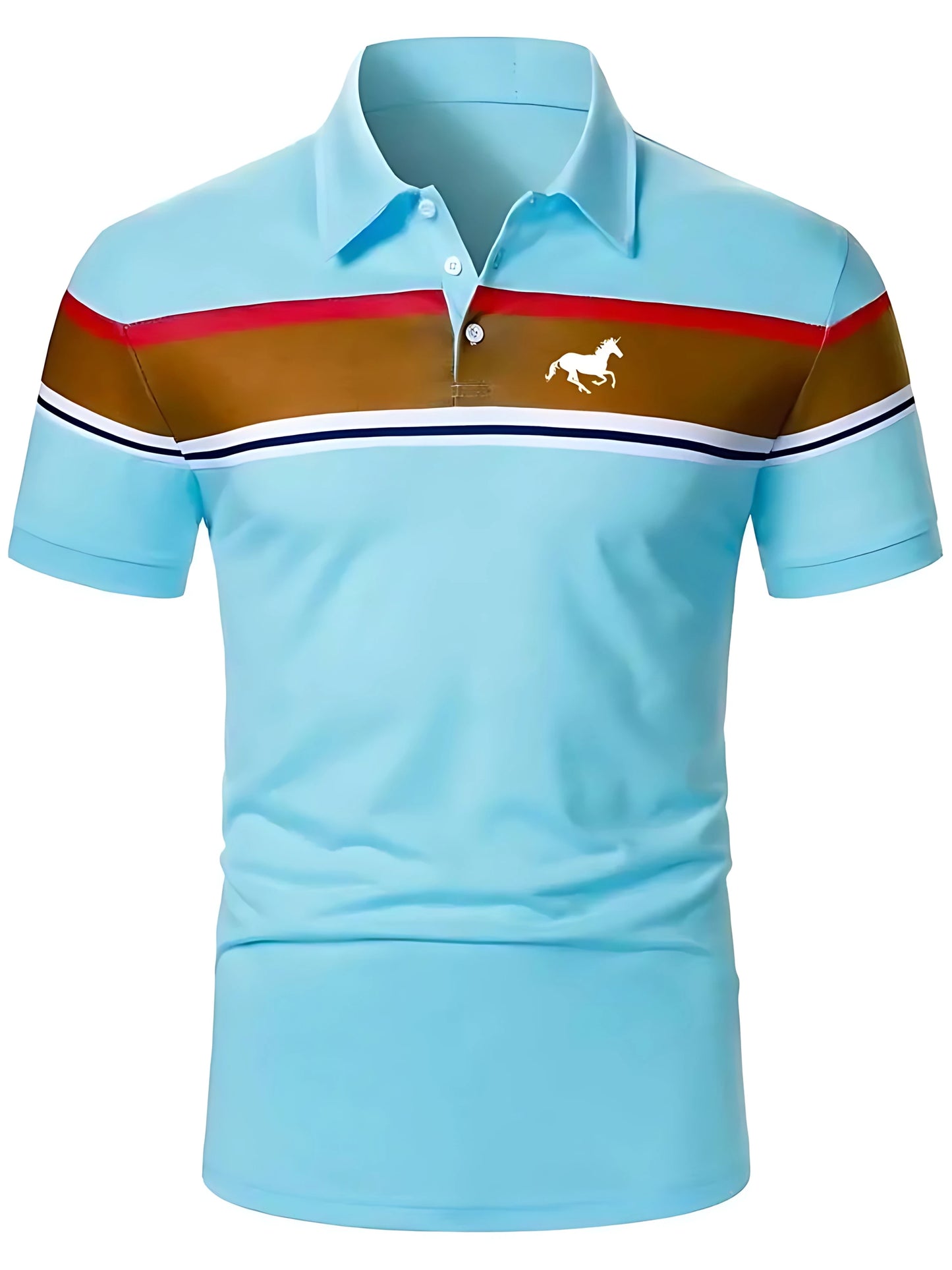 2026 Summer New Style Men's Polo Shirt - Breathable Lightweight Casual Fashionable 3D Print - Streetwear Men's Clothing