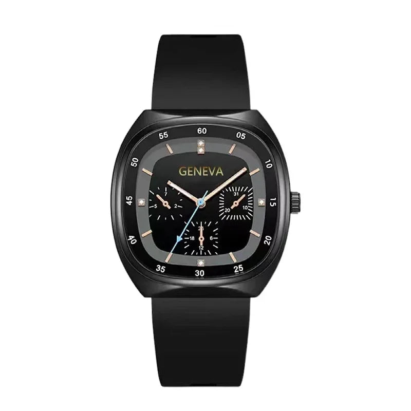 Fashion Women Watches Luxury Brand Woman Casual Quartz Wrist Watches Ladies Classic Sports Silicone Strap Relogio Feminino