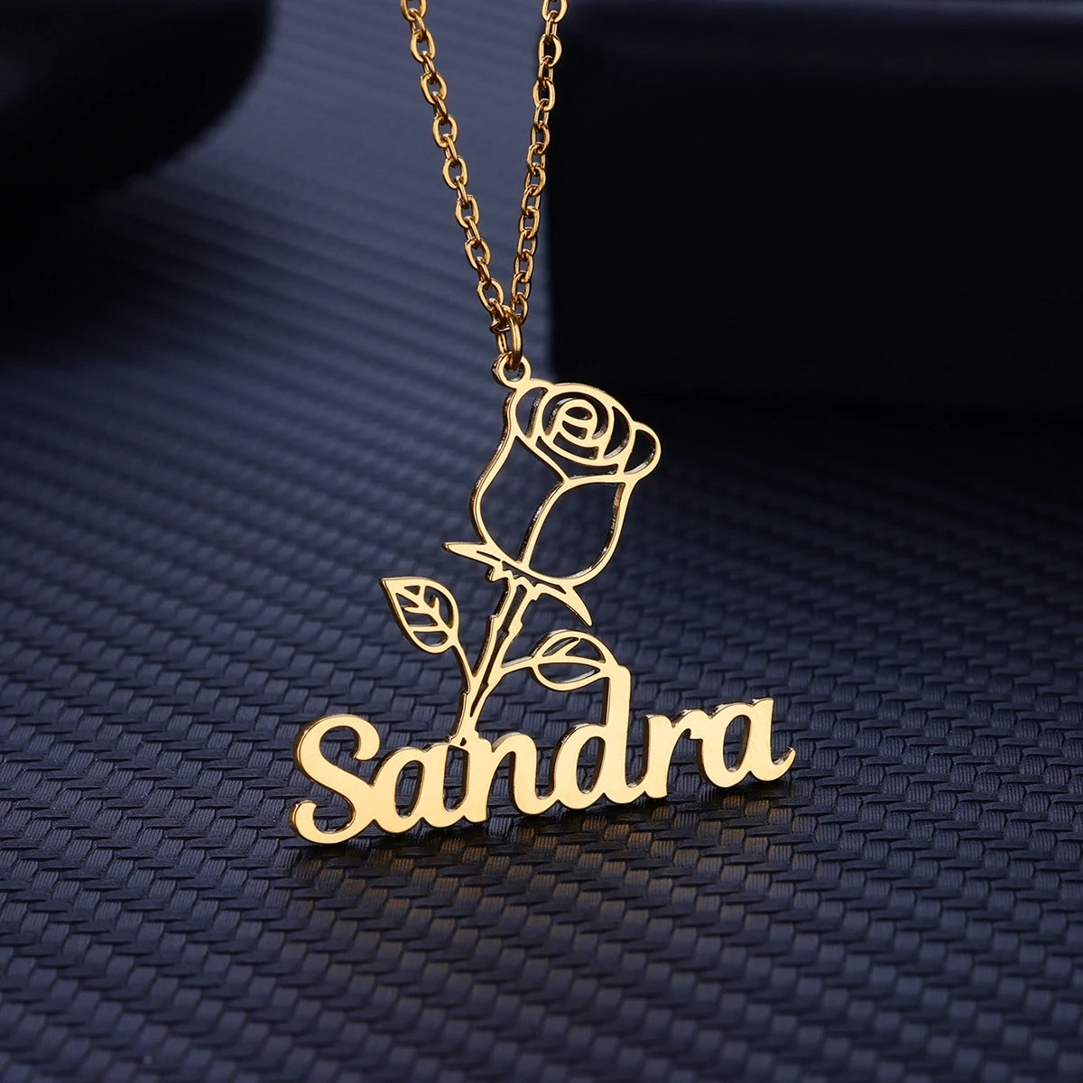 Custom Name Necklaces For Women Stainless Steel Customized Pendant Necklace Personalized Neck Jewelry Girlfriend Birthday Gift