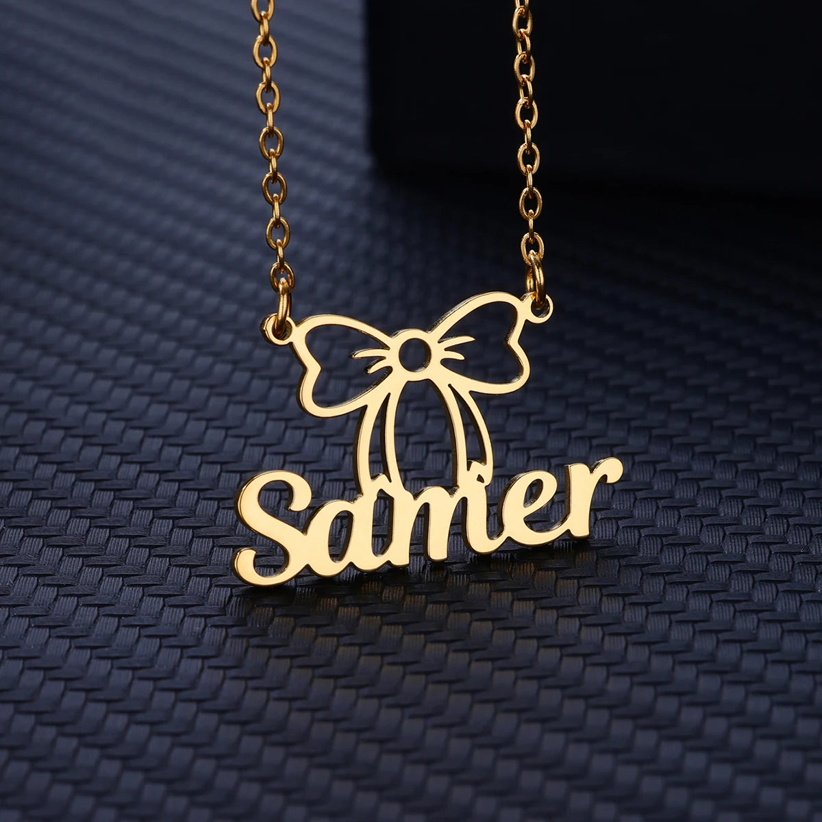 Custom Name Necklaces For Women Stainless Steel Customized Pendant Necklace Personalized Neck Jewelry Girlfriend Birthday Gift