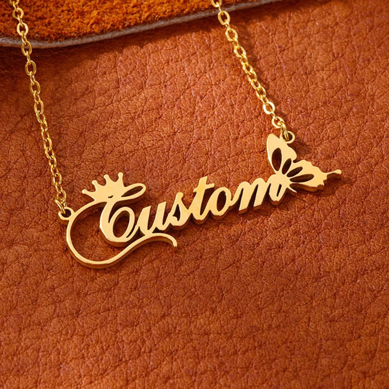 Custom Name Necklaces For Women Stainless Steel Customized Pendant Necklace Personalized Neck Jewelry Girlfriend Birthday Gift