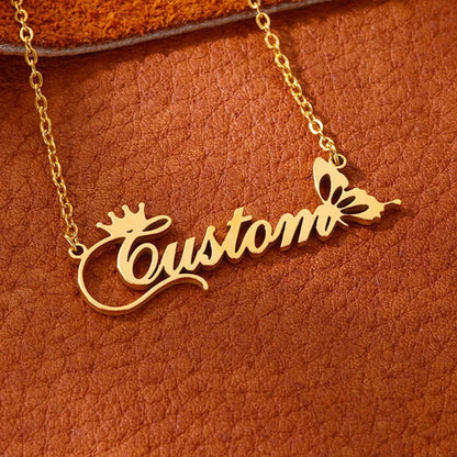 Custom Name Necklaces For Women Stainless Steel Customized Pendant Necklace Personalized Neck Jewelry Girlfriend Birthday Gift