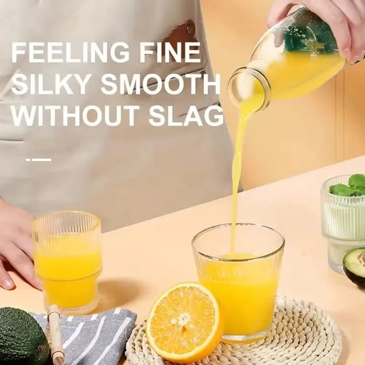 Portable USB Mini Juicer Blender – 6-Blade Electric Mixer