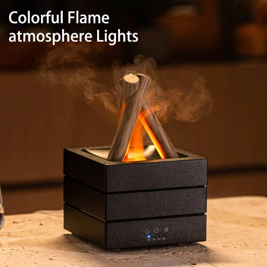 280ml USB Aroma Diffuser – Humidifier with Color Lights & Remote Control