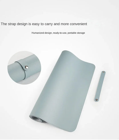 1 Pcs Large Size 600*300mm Office Desk Protector Mat PU Leather Waterproof Mouse Pad Desktop Keyboard Desk Pad Gaming Mousepad