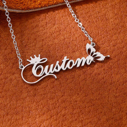 Custom Name Necklaces For Women Stainless Steel Customized Pendant Necklace Personalized Neck Jewelry Girlfriend Birthday Gift