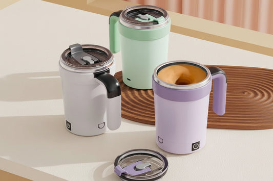 Auto Mixing Coffee Mug with USB Charging